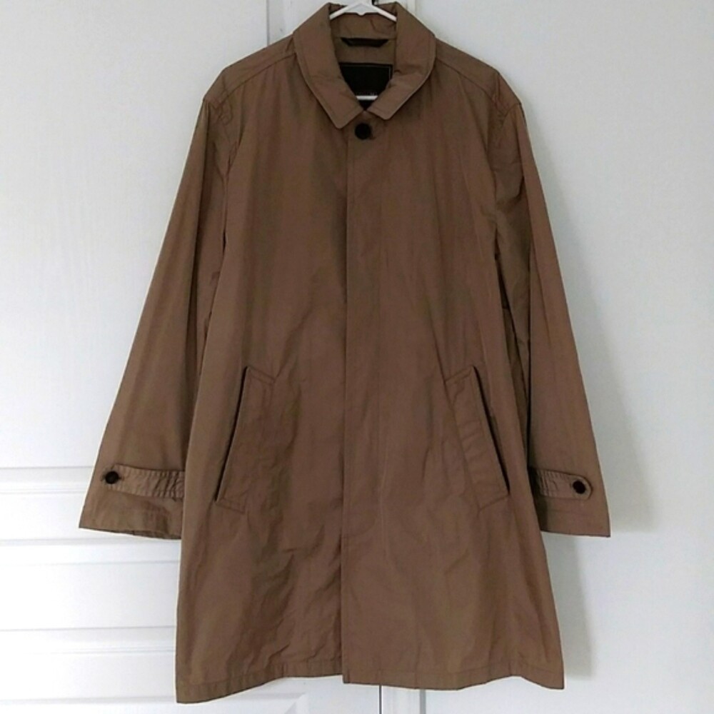 Coach Men's Beige Parka, Size XL